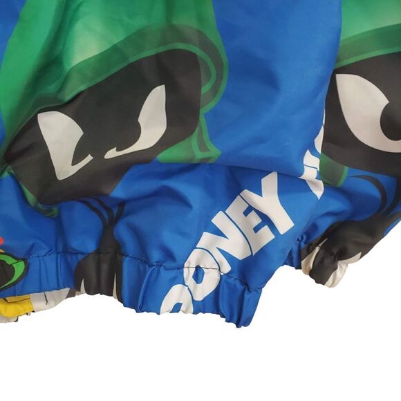 Members Only Mens size Small Looney Tune hooded Windbreaker Jacket Bugs Bunny - Picture 11 of 16